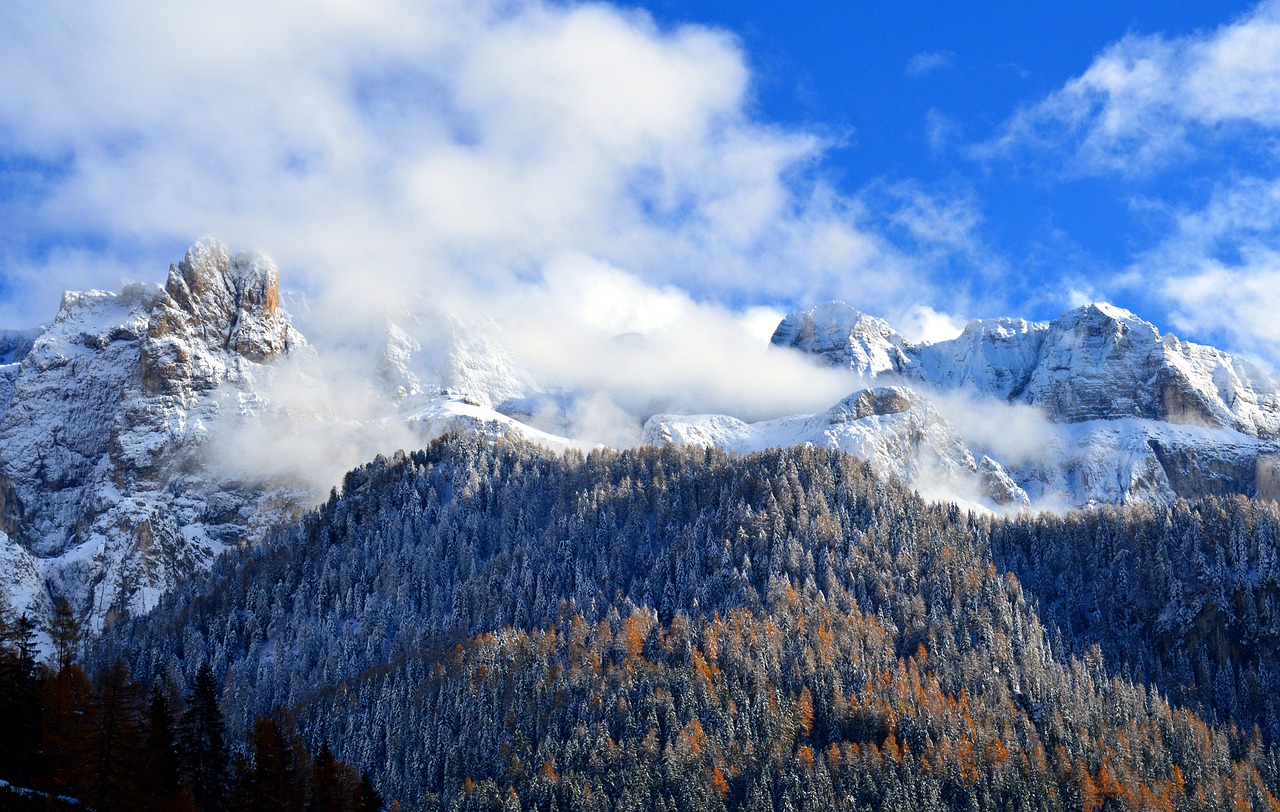 mountains alpine nature free photo