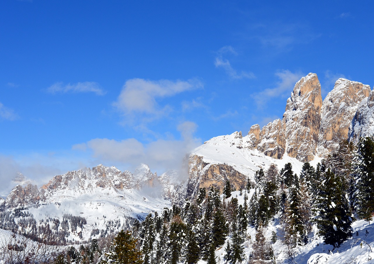 mountains alpine nature free photo