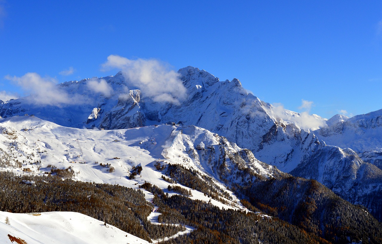 mountains alpine nature free photo