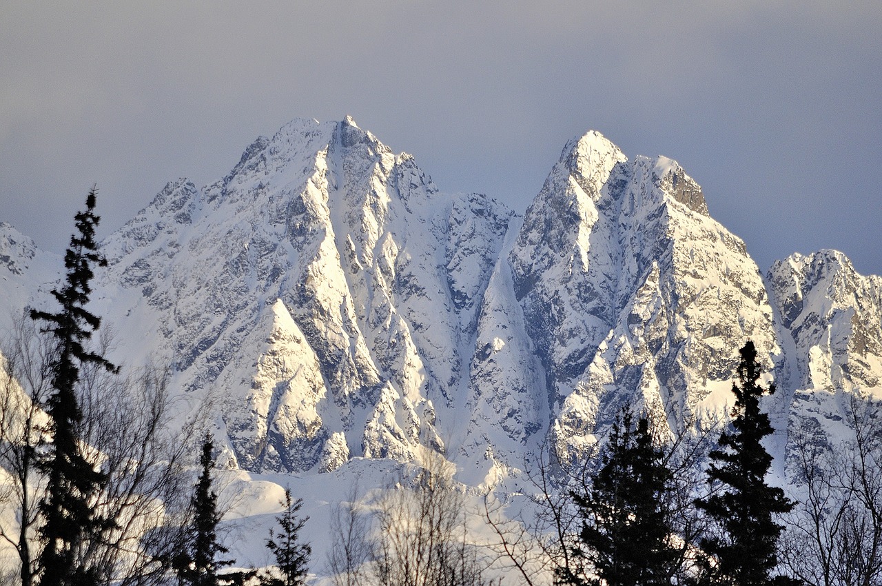 mountains snow snow mountain free photo