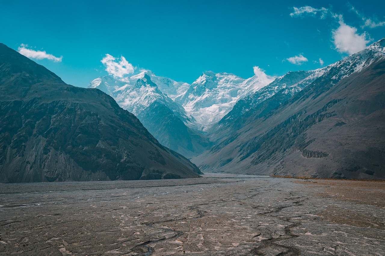 mountains heaven blue horizon free photo