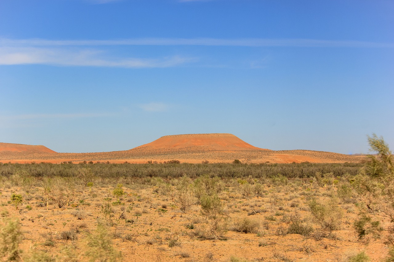 mountains  sand  landscape free photo