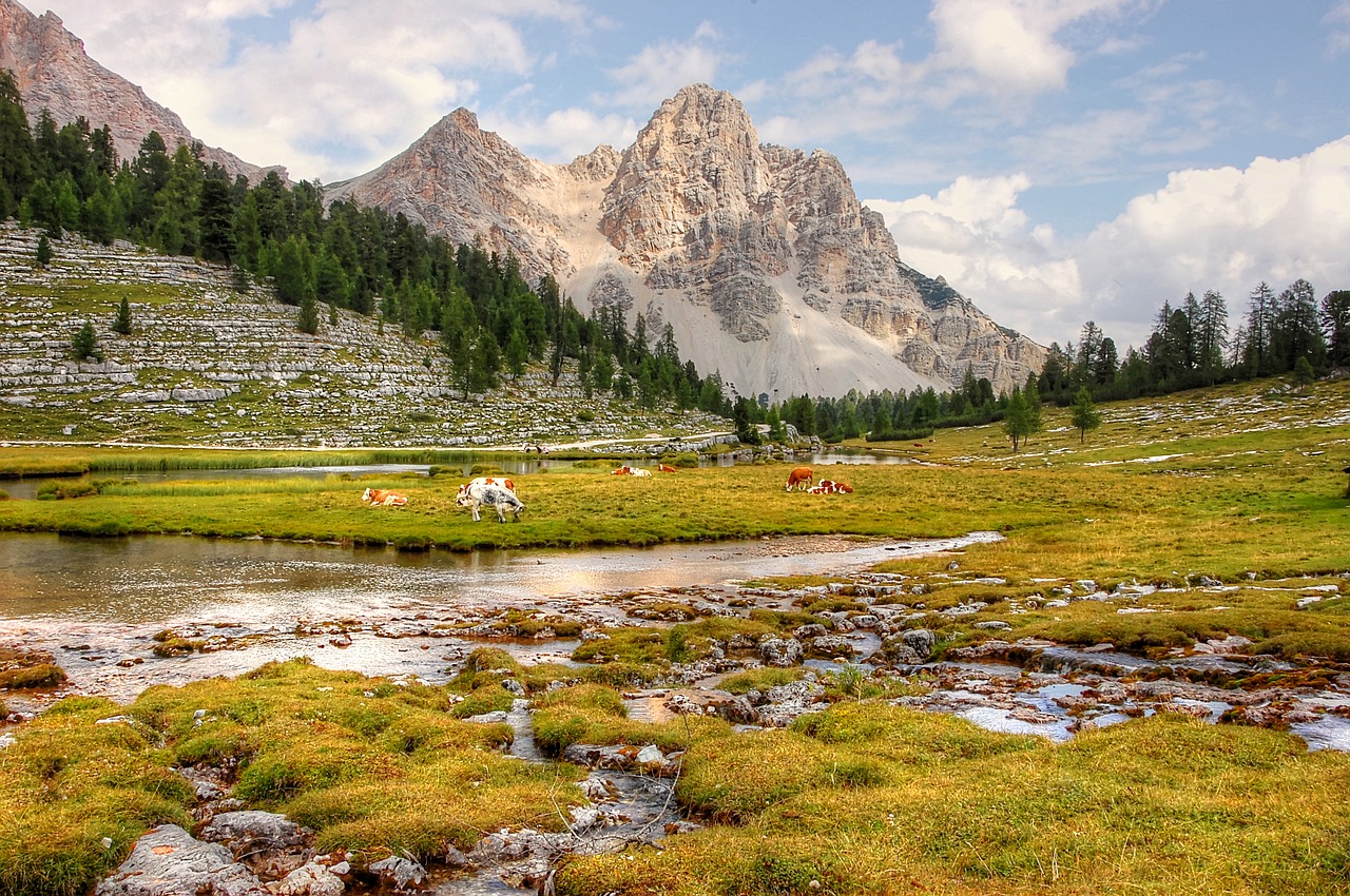 mountains  dolomites  italy free photo