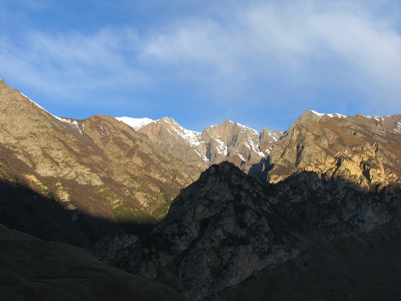 mountains morning sky free photo