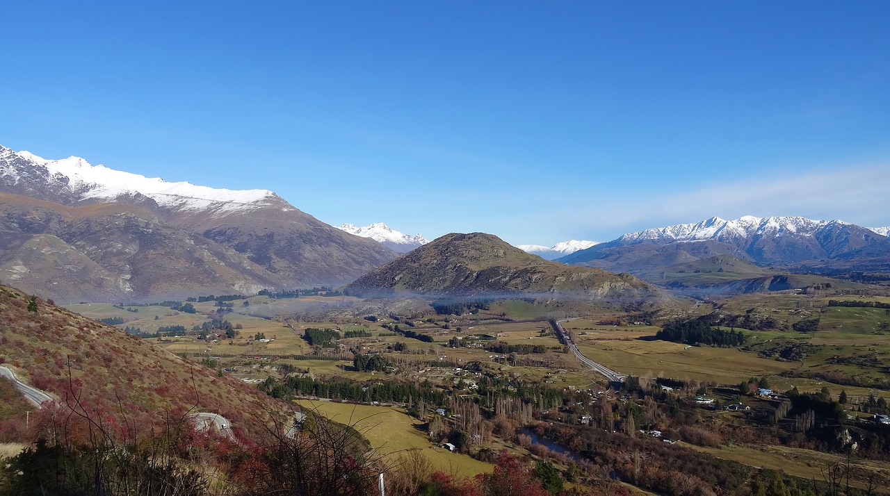 mountains  scenery  new zealand free photo