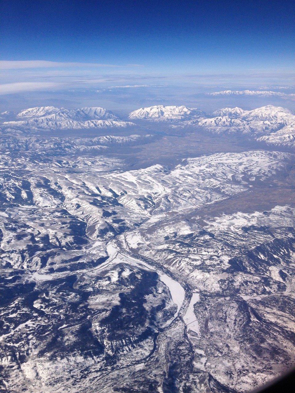 mountains aerial view landscape free photo