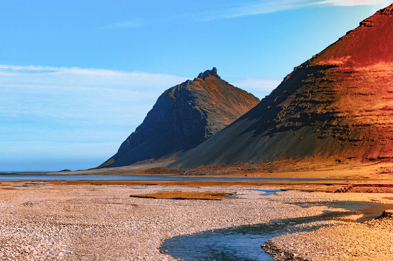 mountains  iceland  landscape free photo