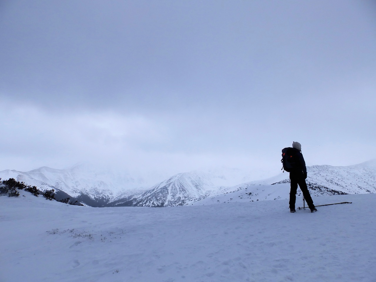 mountains  winter  climbing free photo