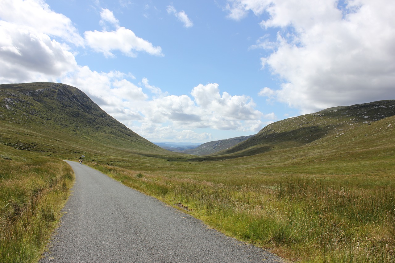 mountains  ireland  road free photo