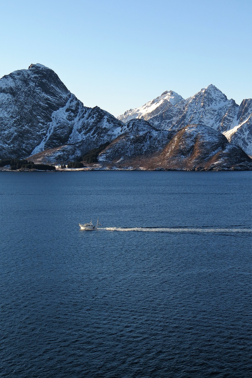 mountains  water  landscape free photo