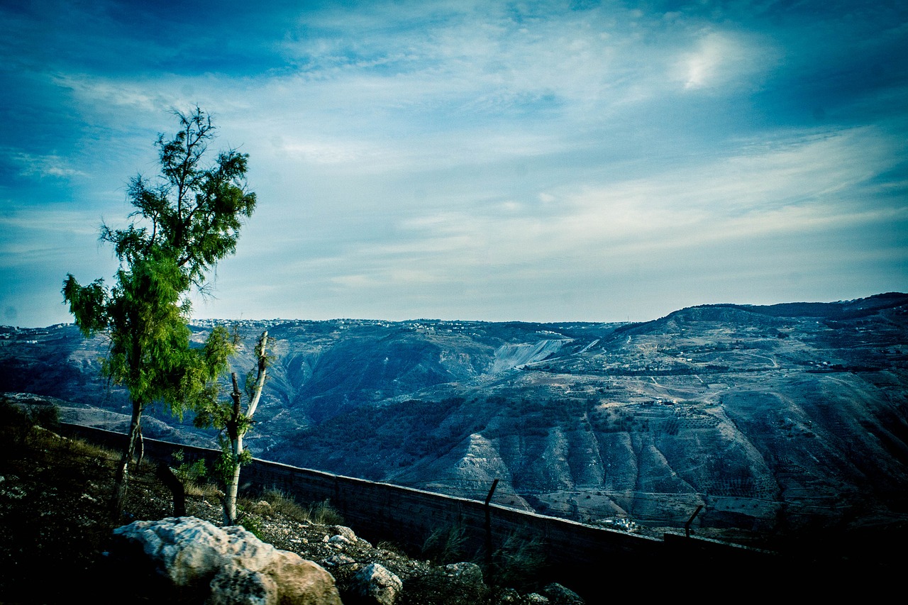 mountains  jordan  amman free photo