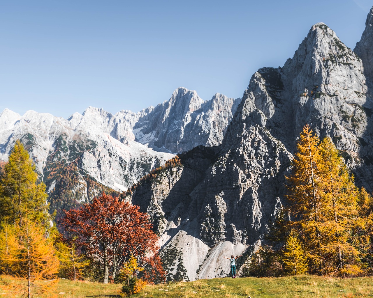 mountains  fall  autumn free photo