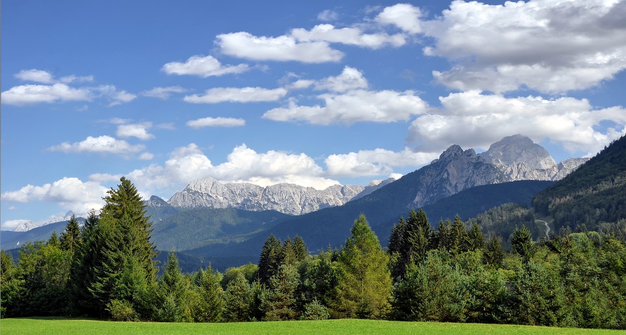 mountains  the alps  clouds free photo