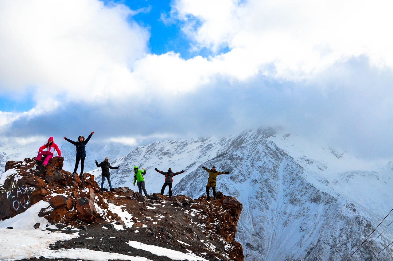 mountains  team  camping free photo