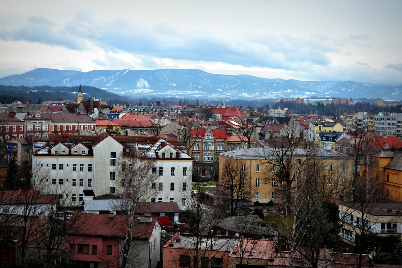 mountains  city  cieszyn free photo