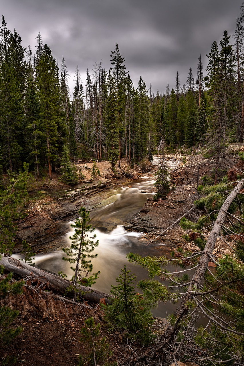 mountains  stream  utah free photo