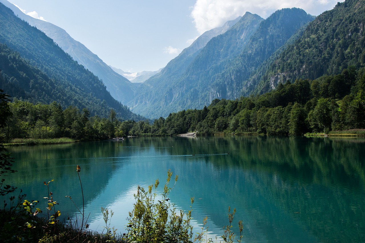 mountains  scenic  reflection free photo