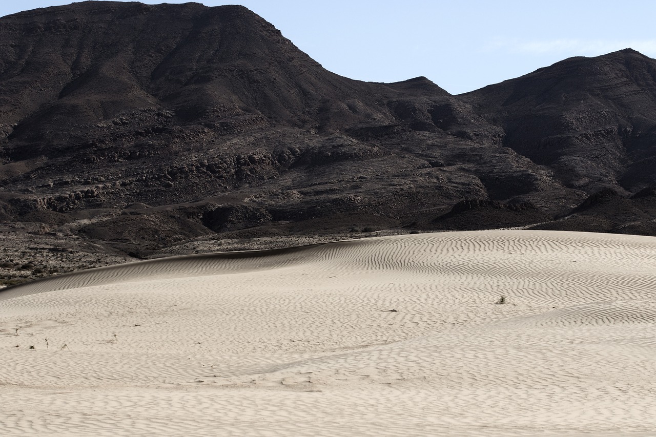 mountains  sand  sahara free photo