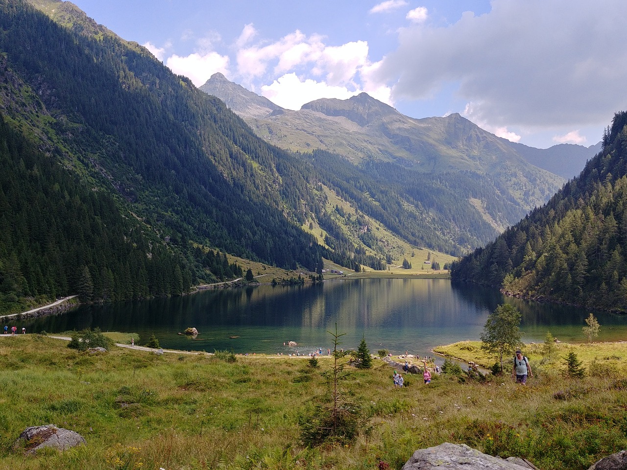 mountains  lake  austria free photo