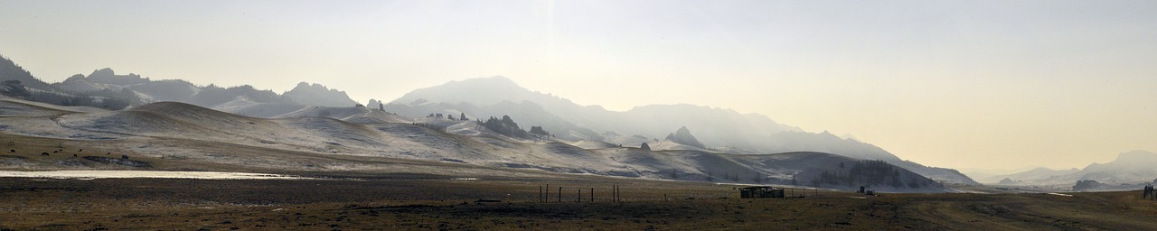 mountains  winter  landscape free photo