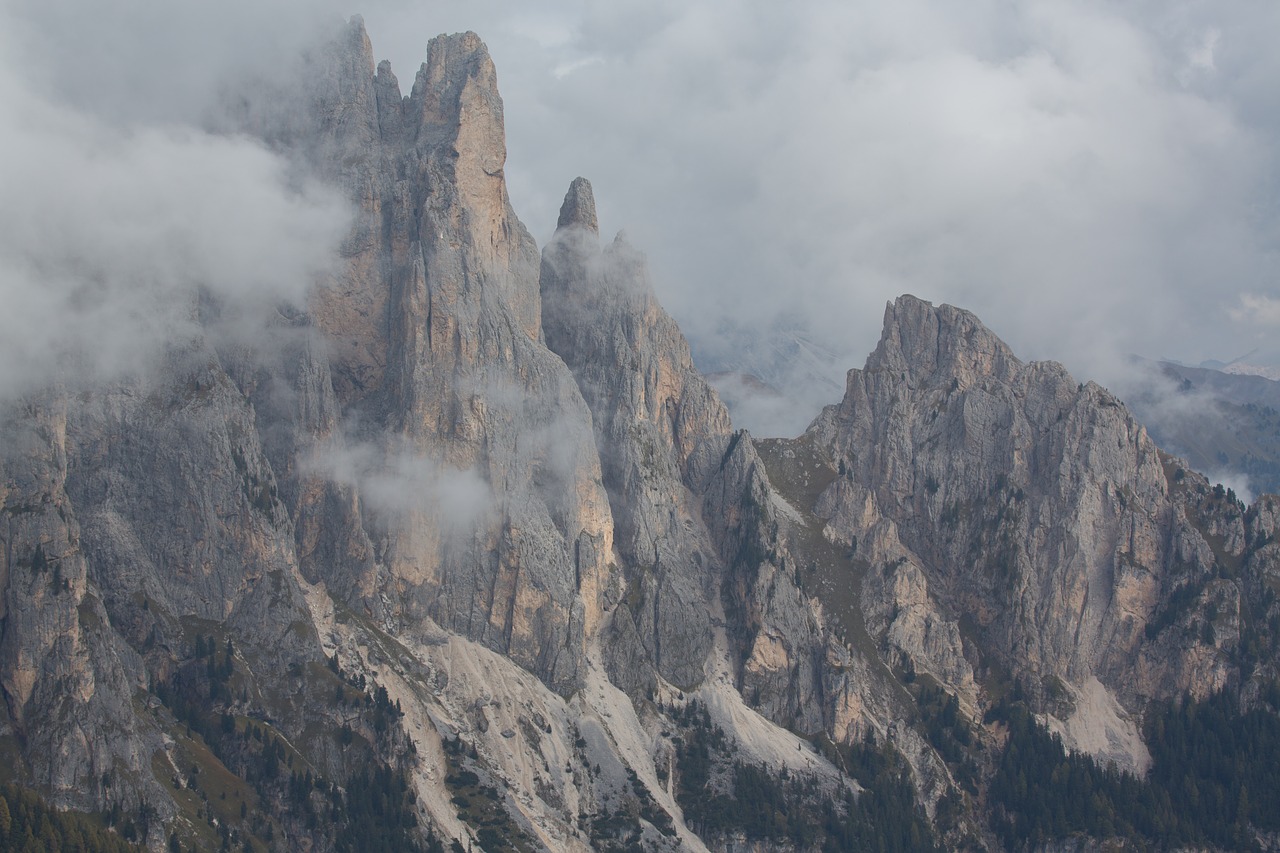 mountains  clouds  hiking free photo