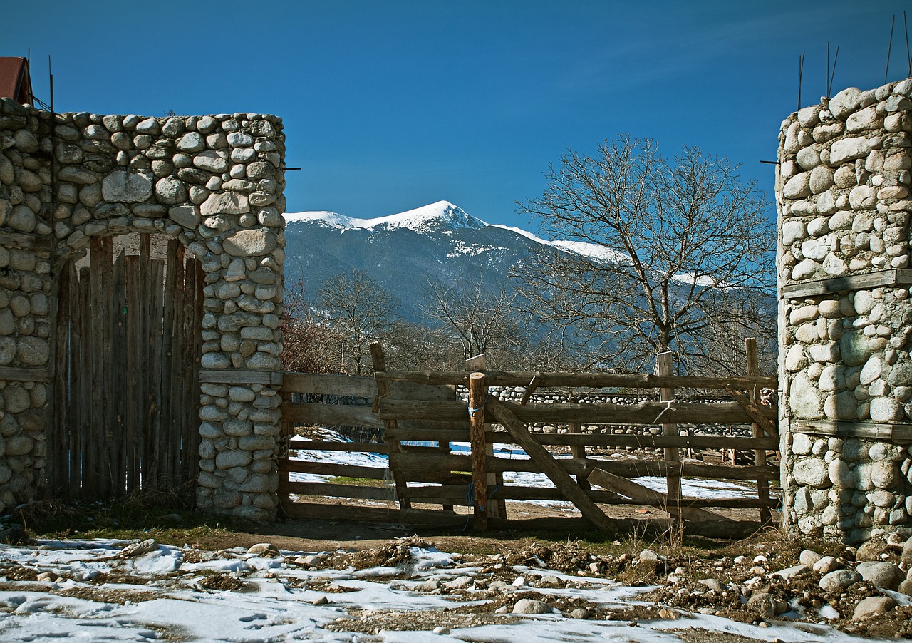 mountains  winter  snow free photo