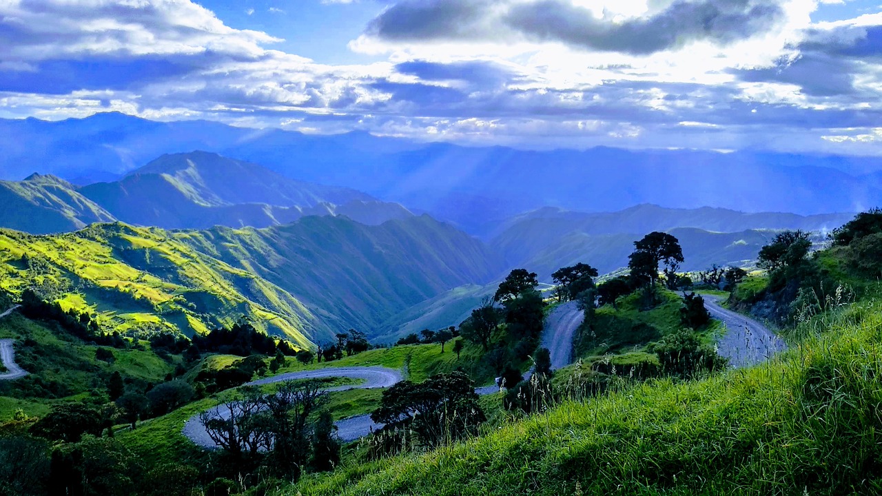 mountains  clouds  landscape free photo