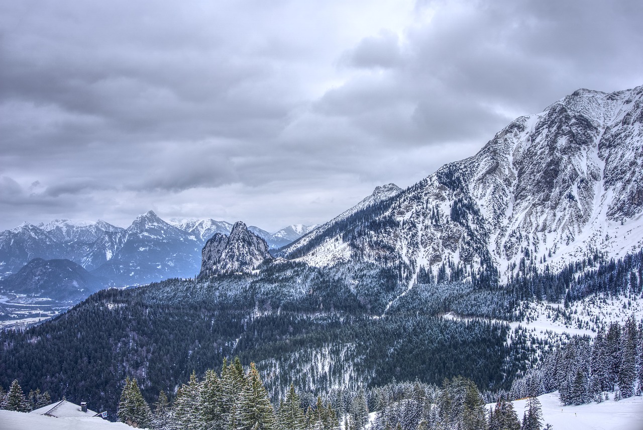 mountains  snow  alpine free photo