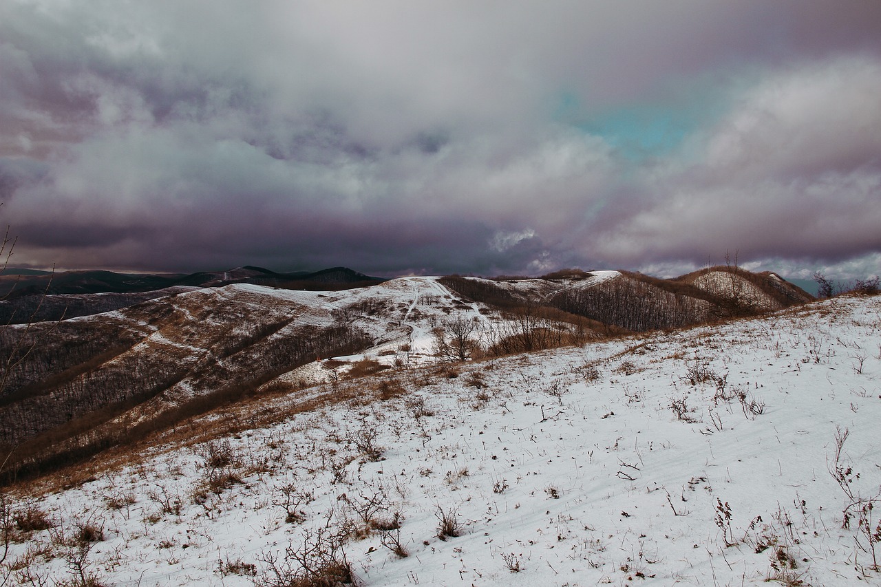 mountains  snow  landscape free photo