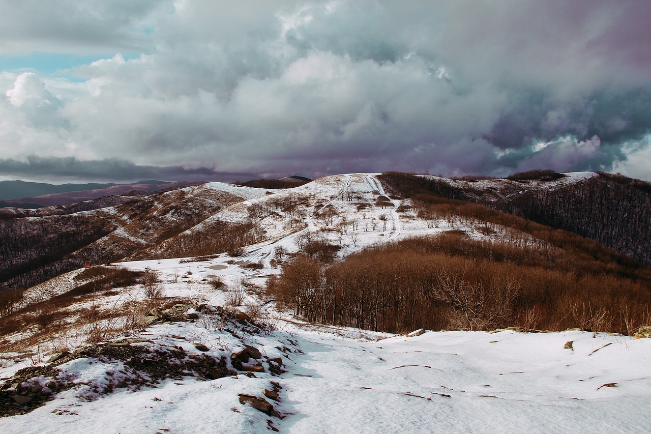 mountains  winter  snow free photo