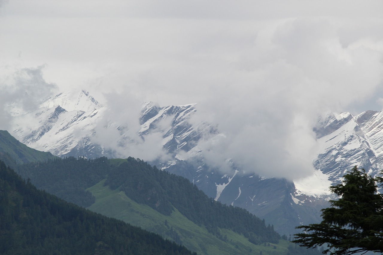 mountains  clouds  landscape free photo