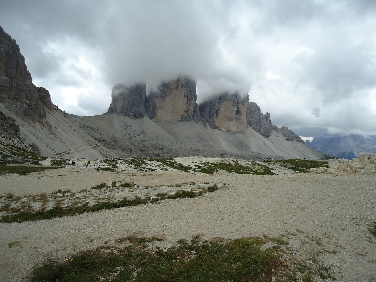 mountains hiking adventure free photo