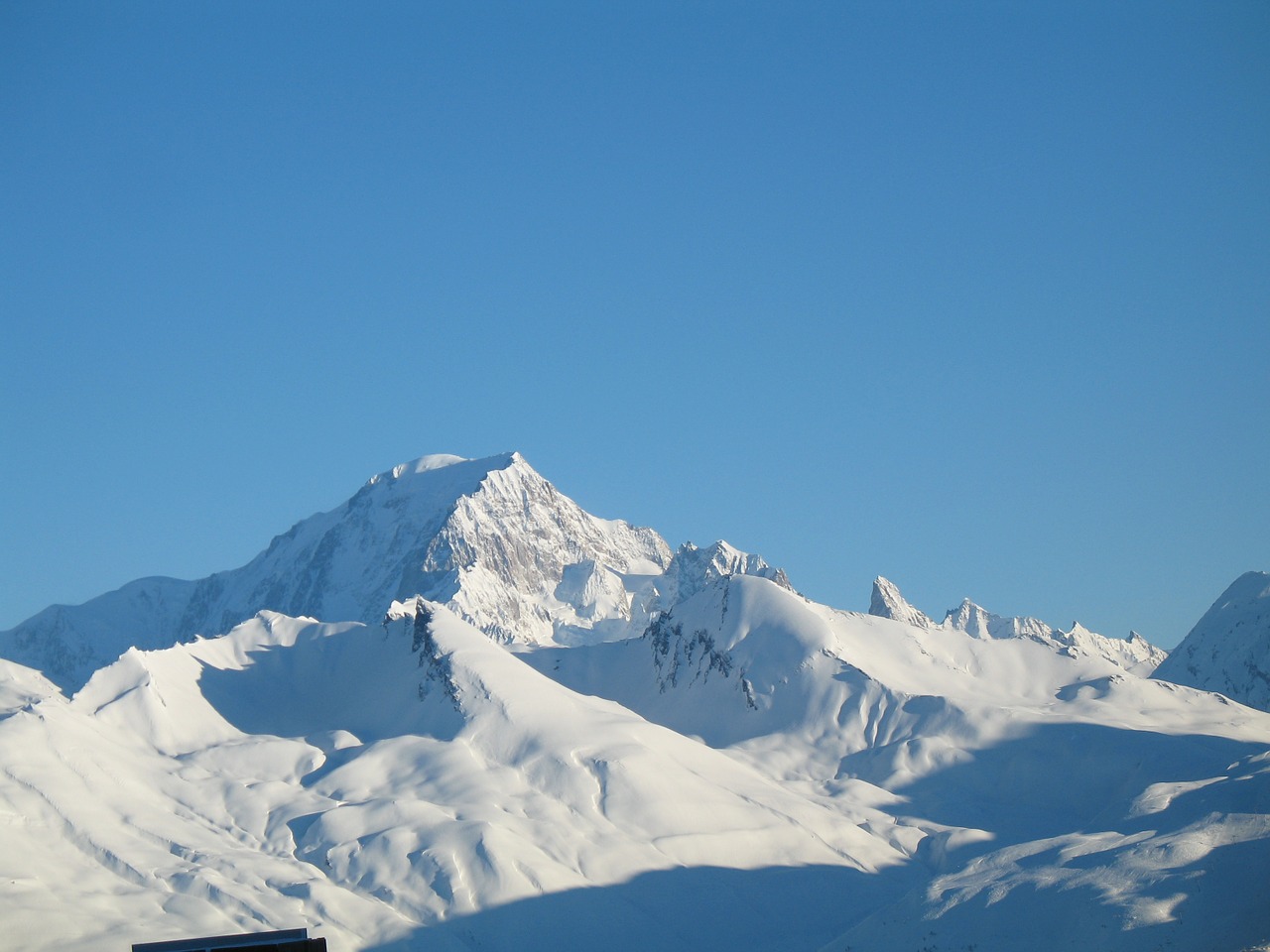 mountains alps mont blanc free photo