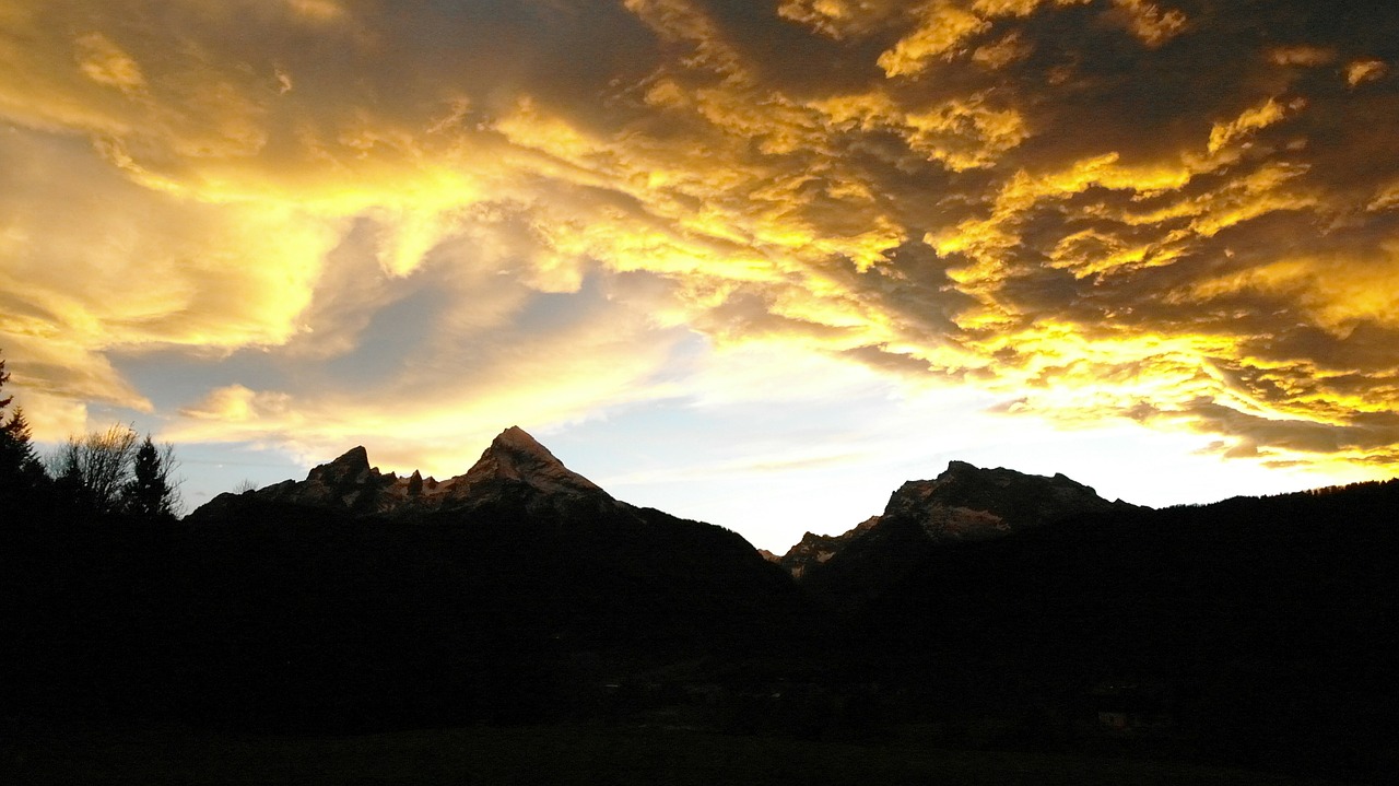 mountains clouds cloud formation free photo