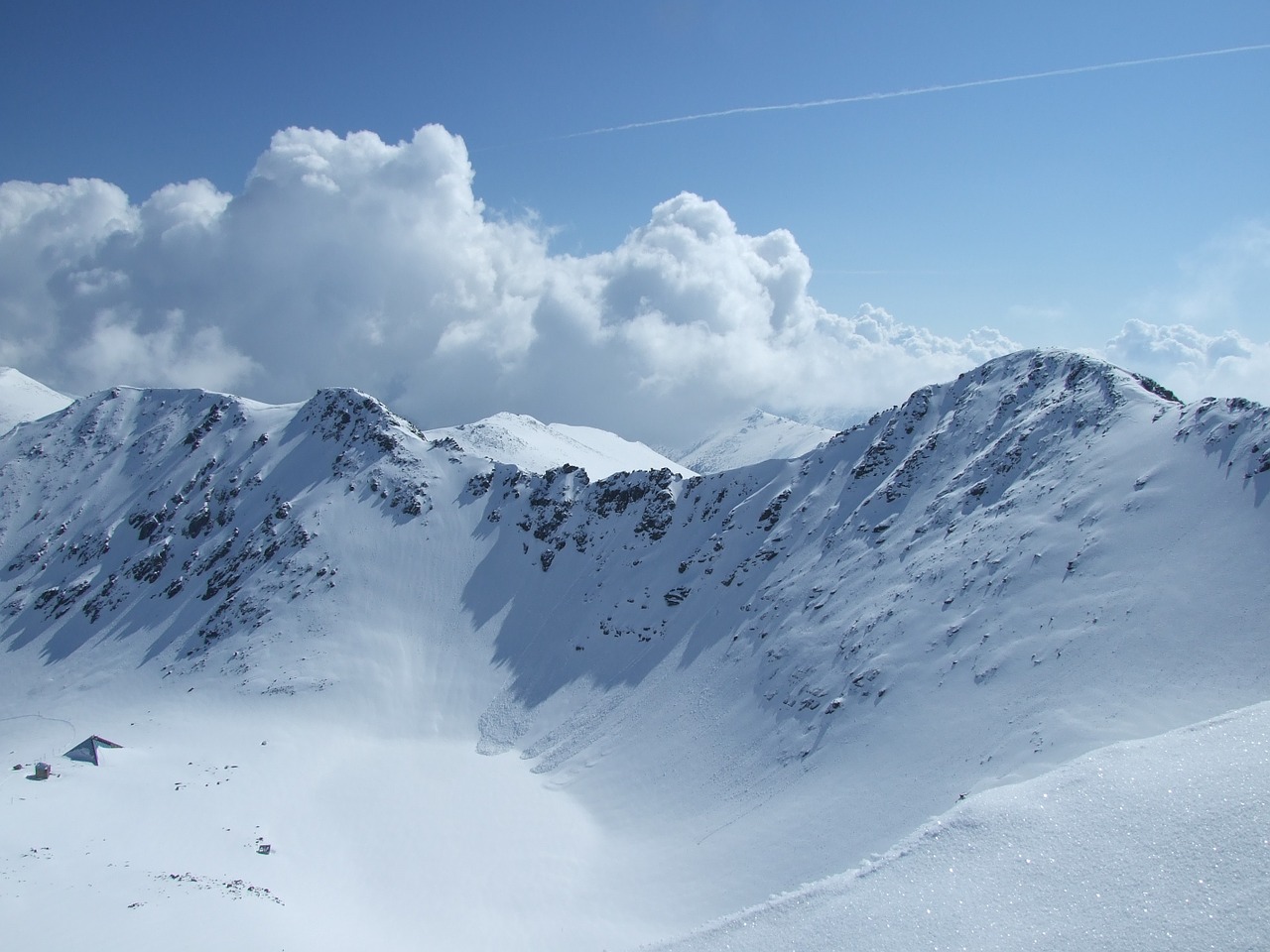 mountains bulgaria winter free photo