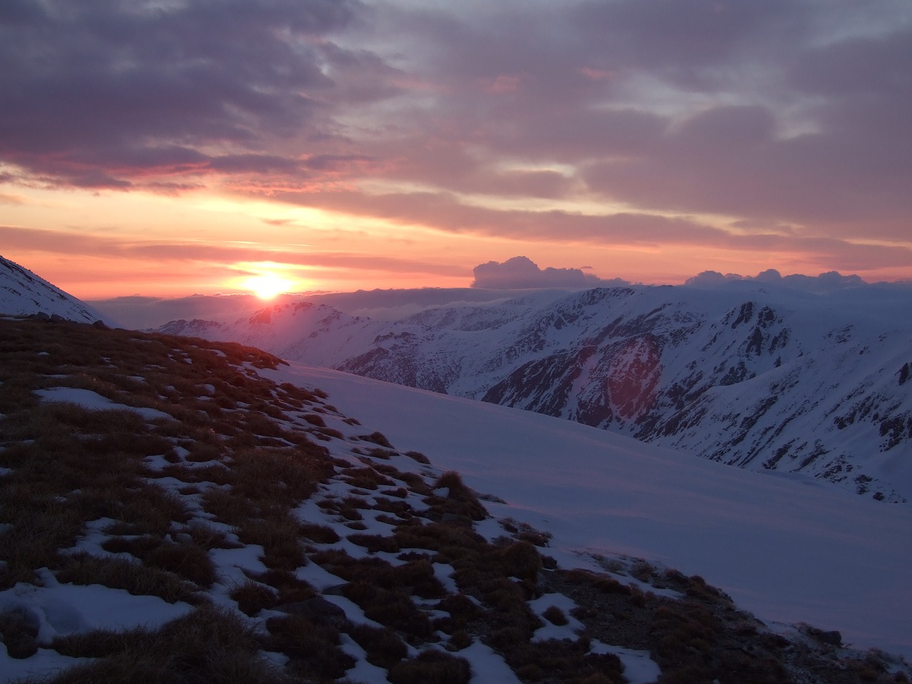 mountains bulgaria winter free photo