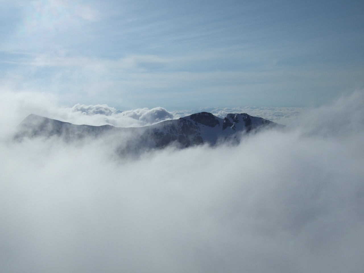 mountains bulgaria winter free photo