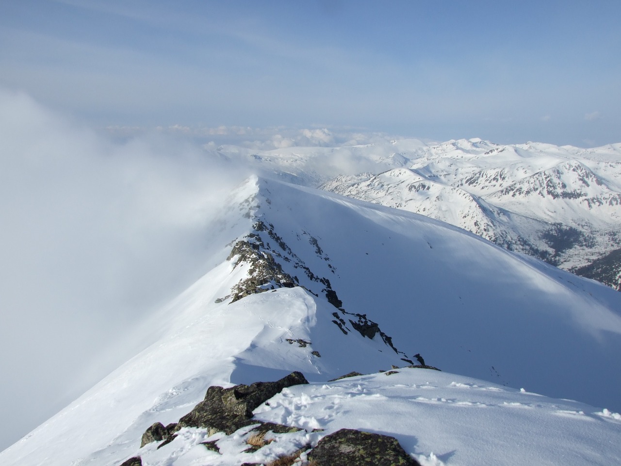 mountains bulgaria winter free photo