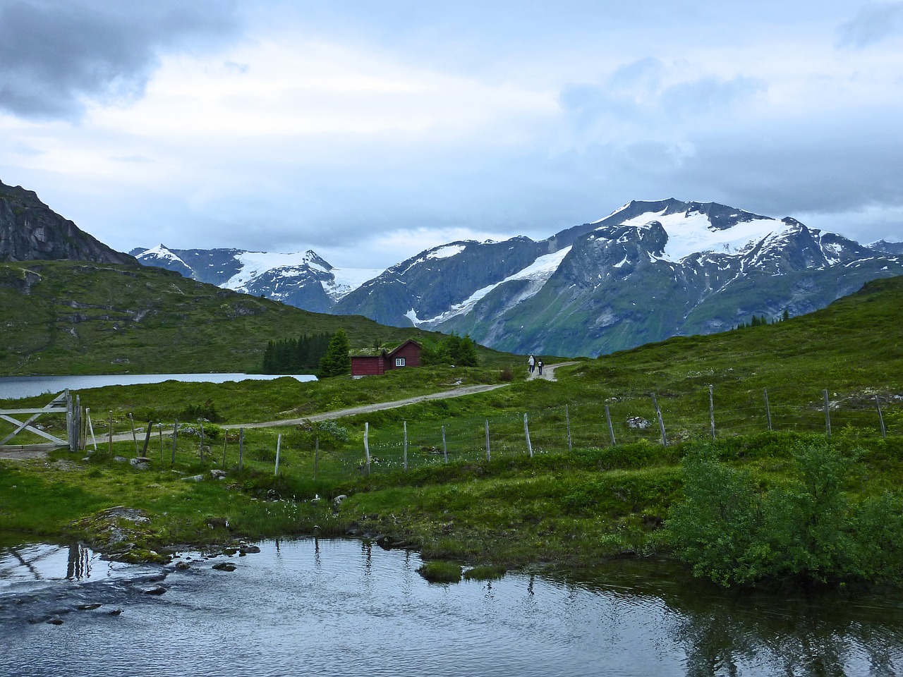mountains norway scandinavia free photo