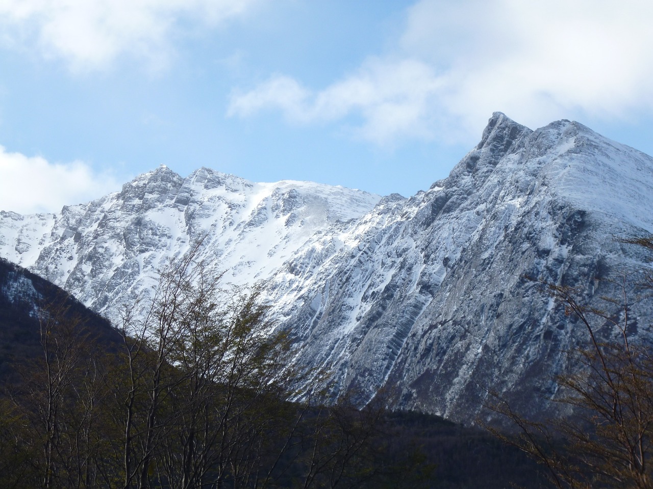 mountains peak summit free photo