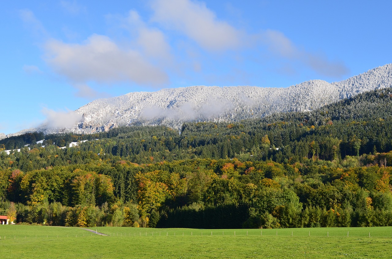 mountains winter landscape free photo