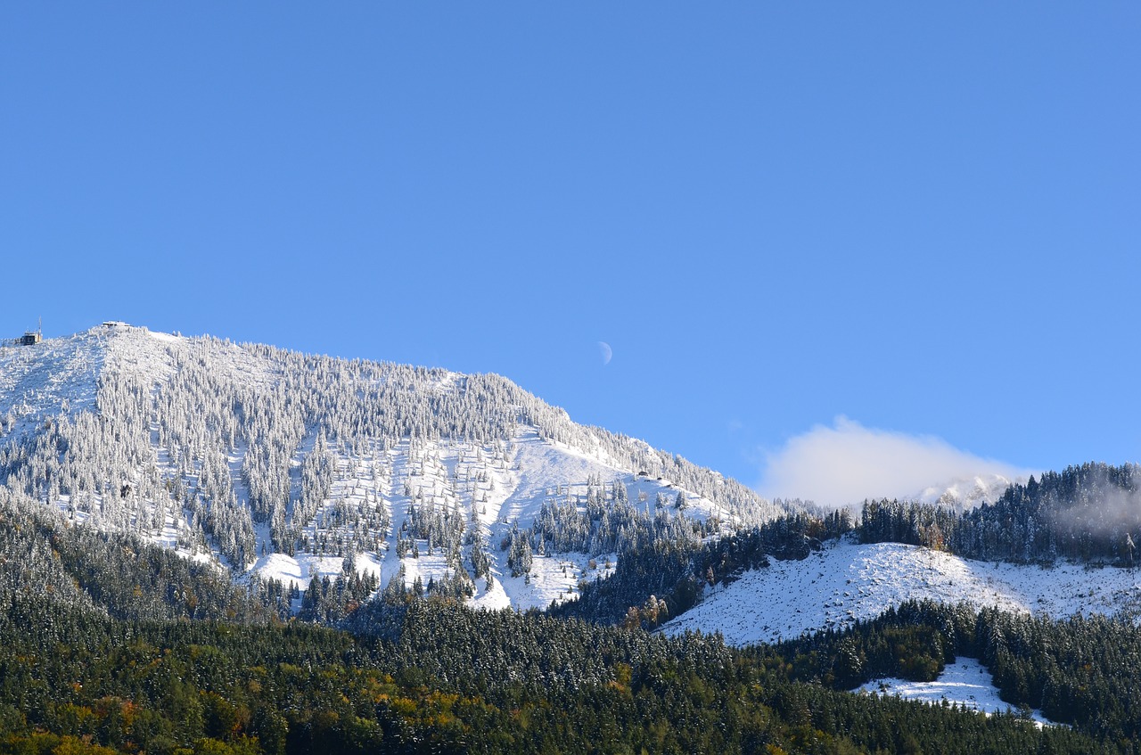 mountains winter landscape free photo