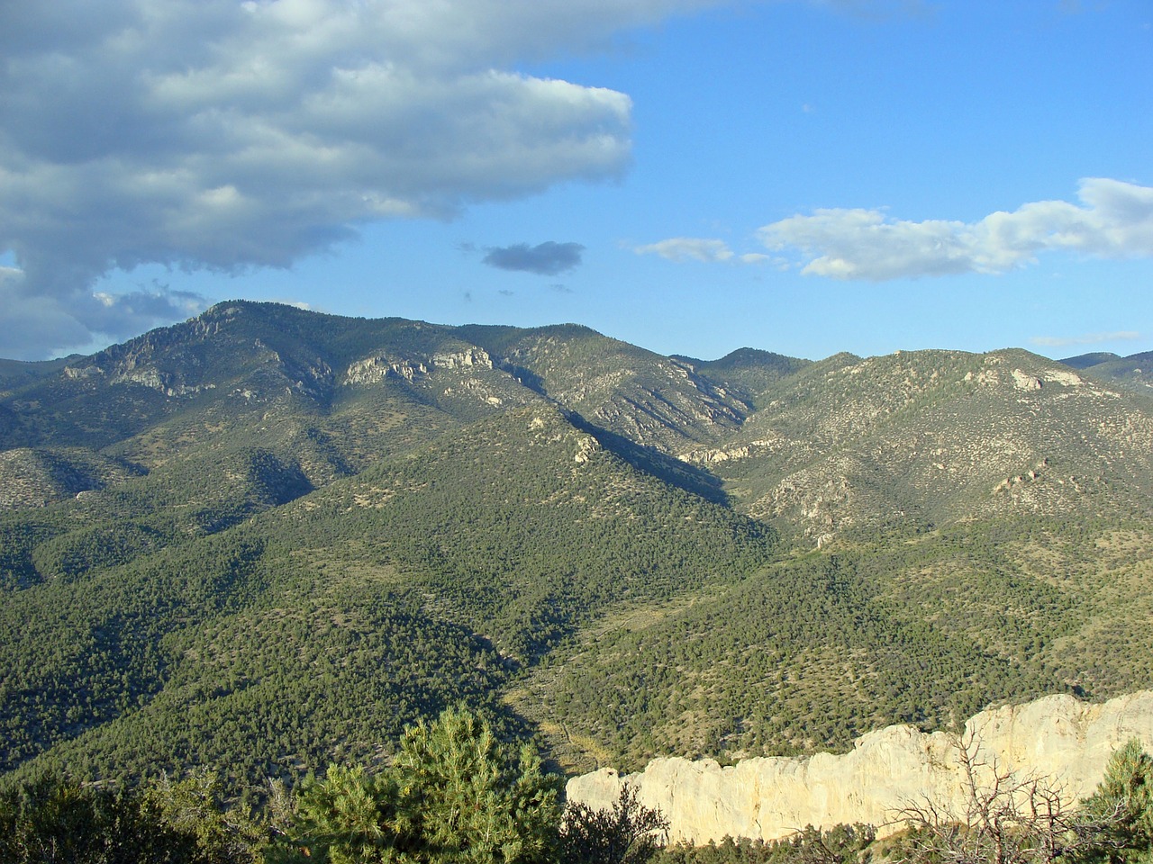 mountains sky clouds free photo