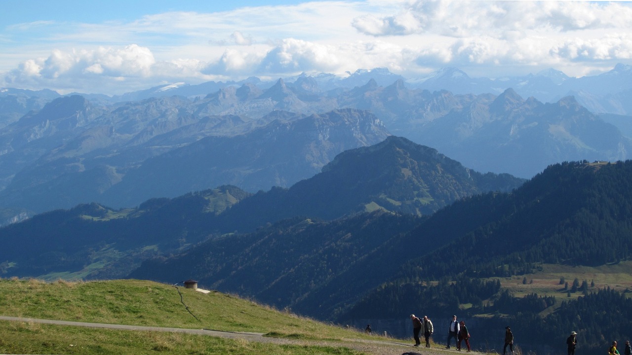 mountains hiking hike free photo