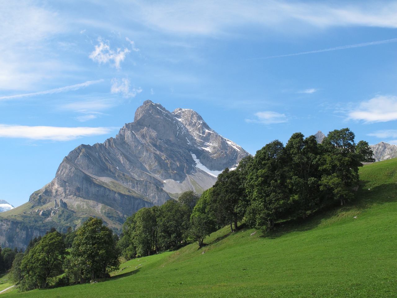 mountains alpine switzerland free photo