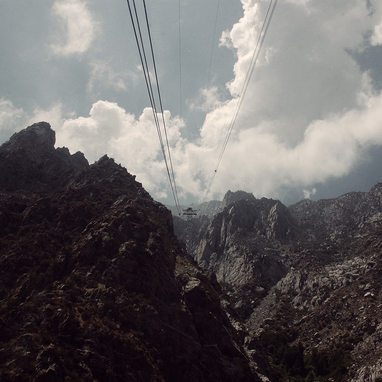 mountains clouds nature free photo