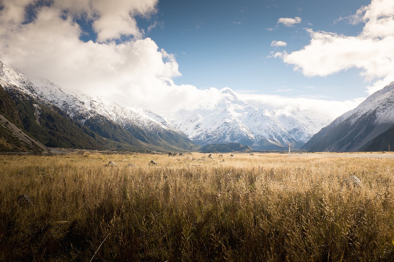 mountains sky clouds free photo