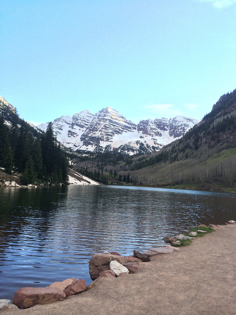 mountains maroon bells colorado free photo