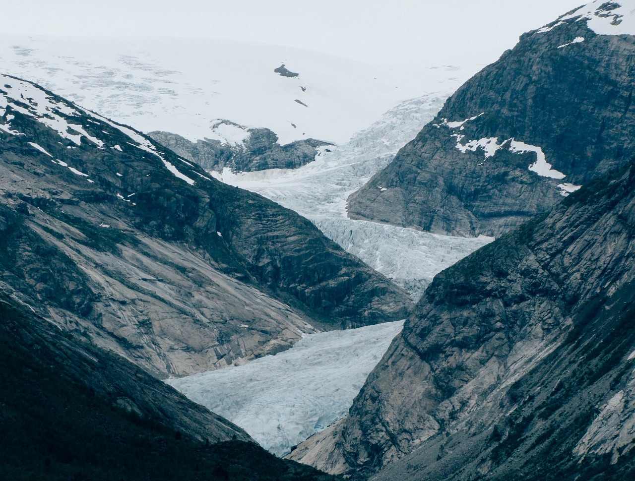 mountains snow winter free photo