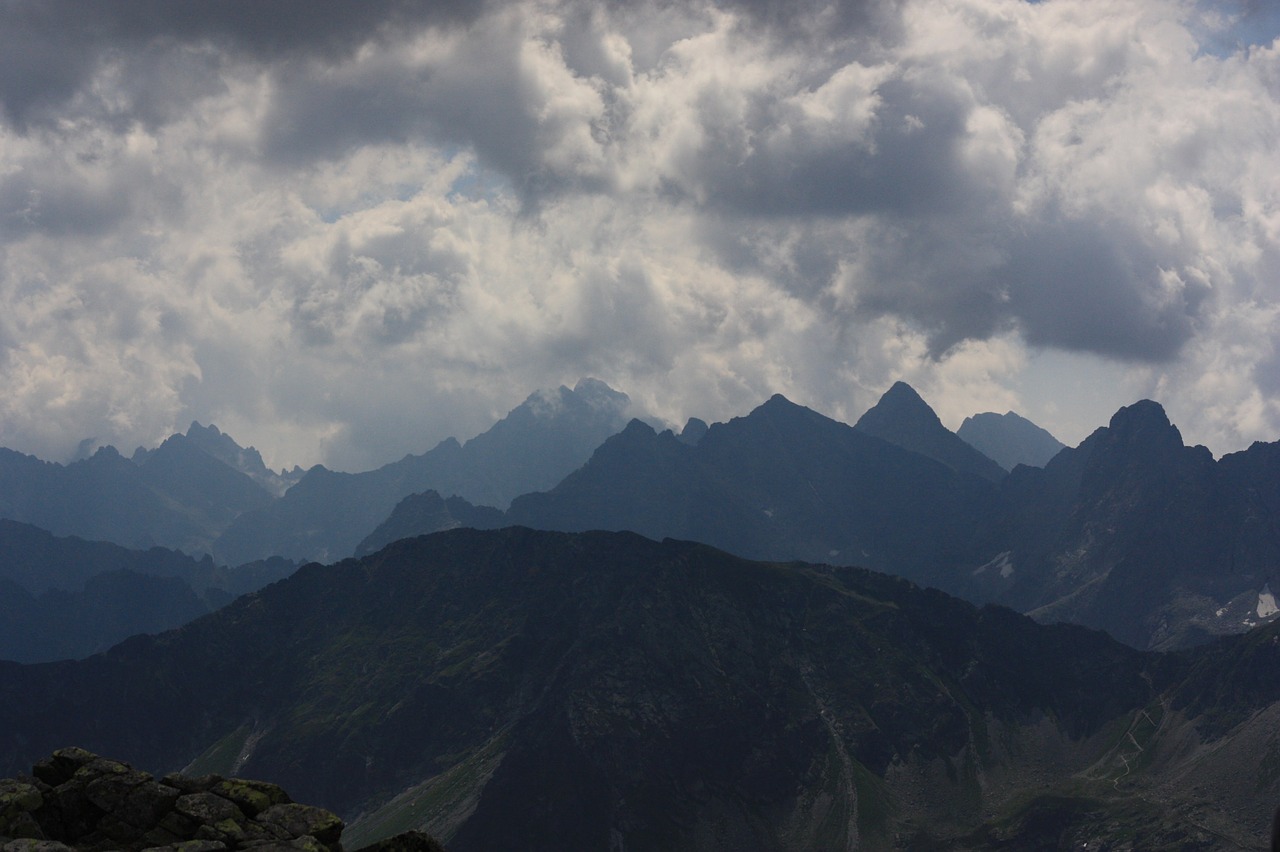 mountains tatry panorama from świnica free photo